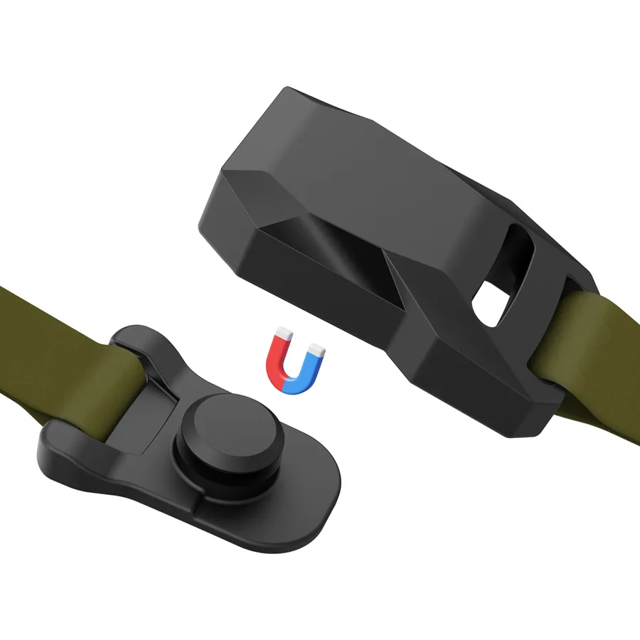 Нашийник WAUDOG Magnet 15 мм Collartex водостійкий S хакі 26-35 см