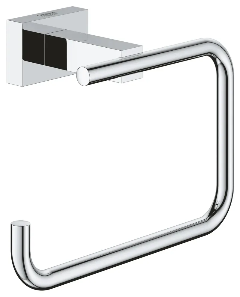 Держатель для туалетной бумаги Grohe металл 98х138х60 мм стальной глянцевый