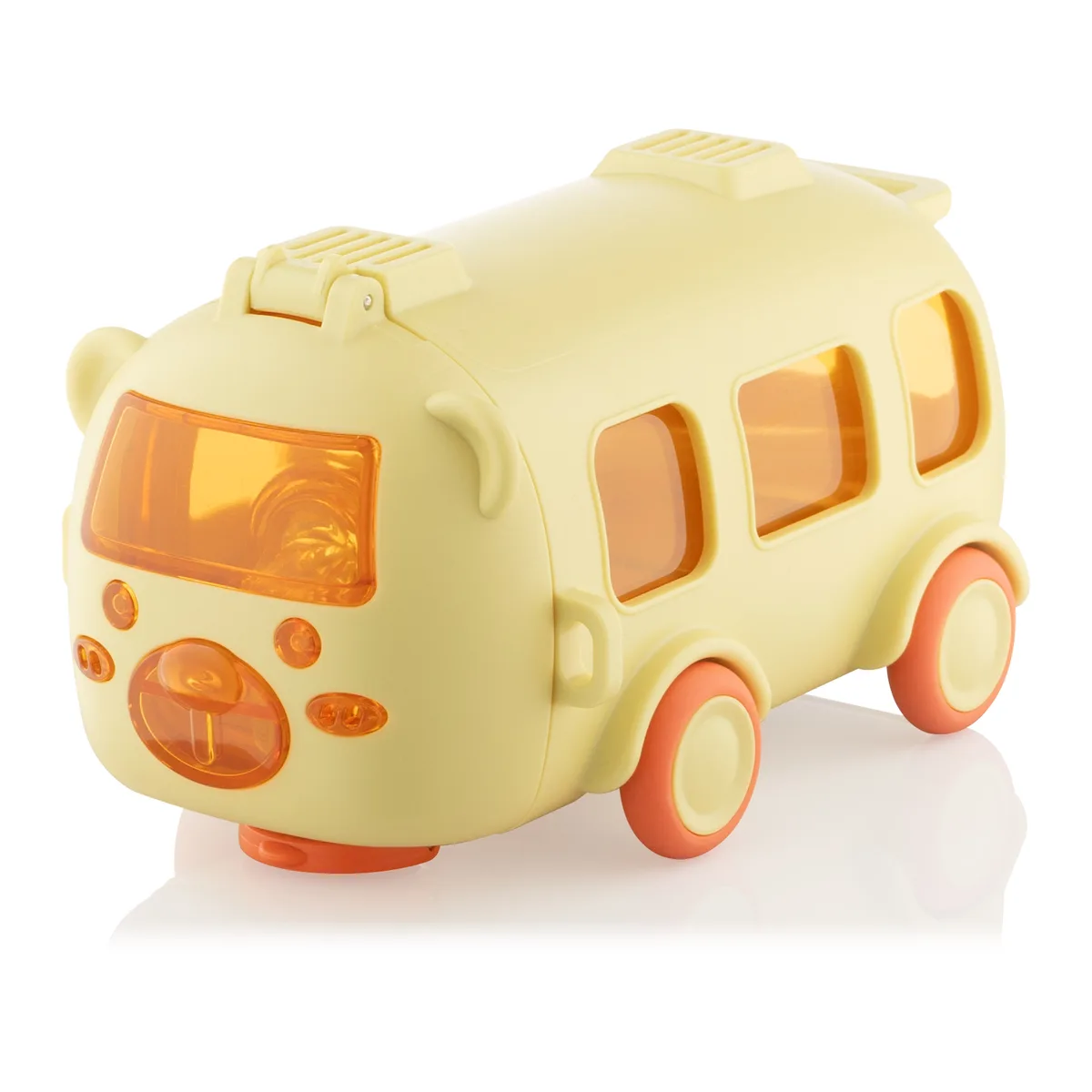 Пляшка для напоїв ARDESTO Bear Bus 500 мл, пластиковий, жовтий.