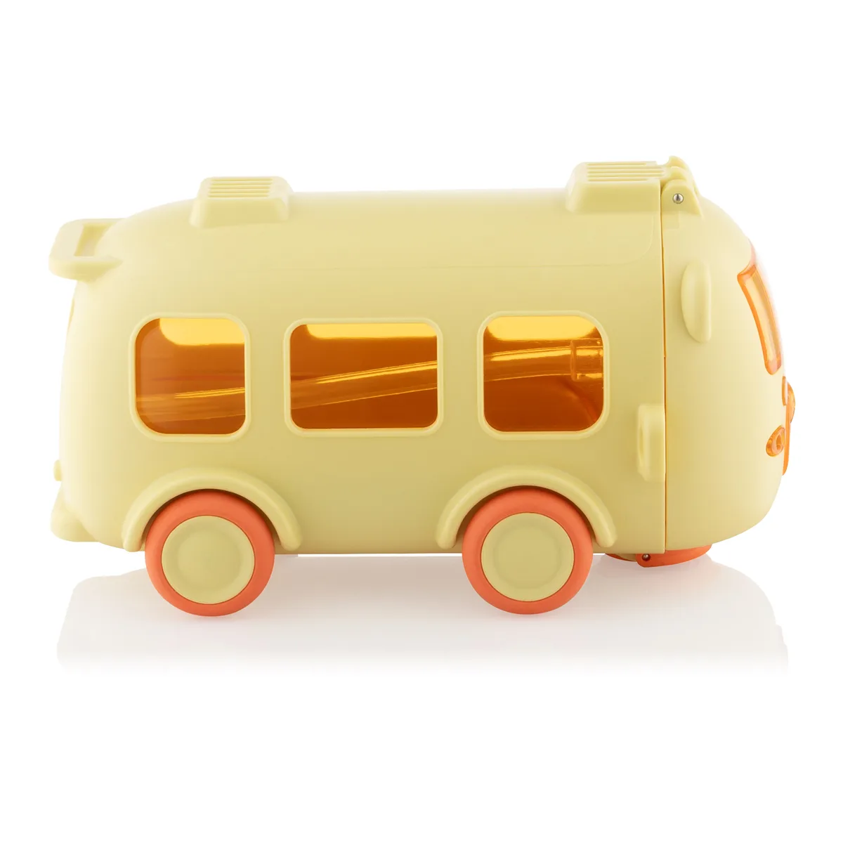 Пляшка для напоїв ARDESTO Bear Bus 500 мл, пластиковий, жовтий.