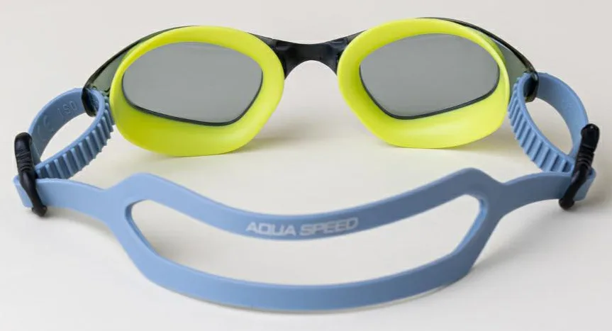 Очки для плавания AQUA SPEED TPE OFSM синий салатовый голубой