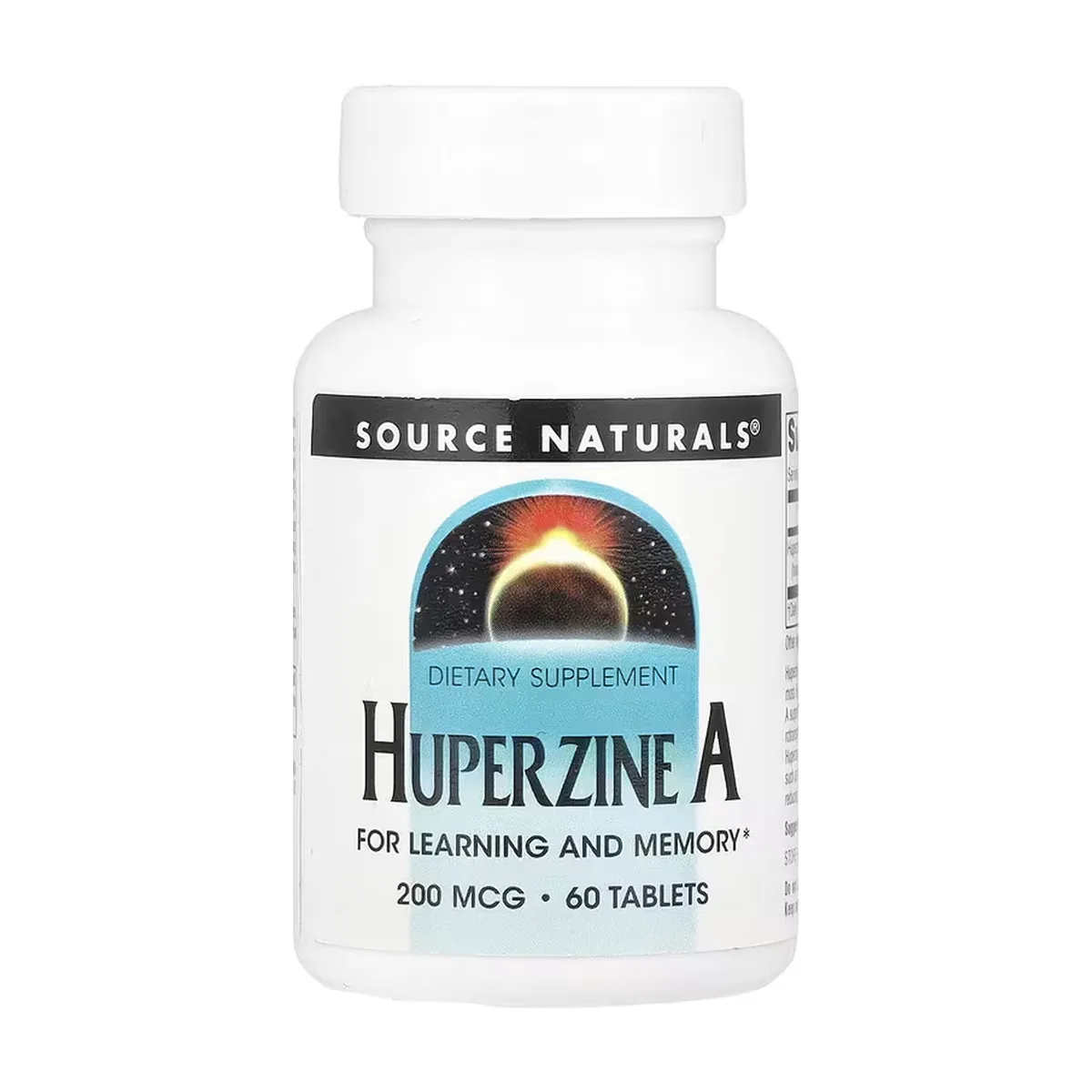 Huperzine A Source Naturals 200 мкг 60 табл Вегетаріанська добавка для пам'яті