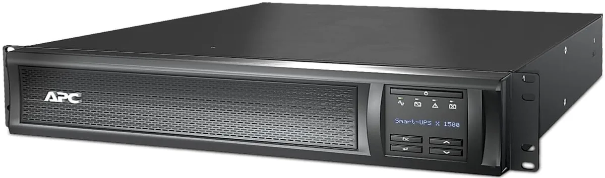 Джерело безперебійного живлення APC Smart-UPS X 1500VA/1200W,  RT 2U, LCD, USB, RS232, 8xC13
