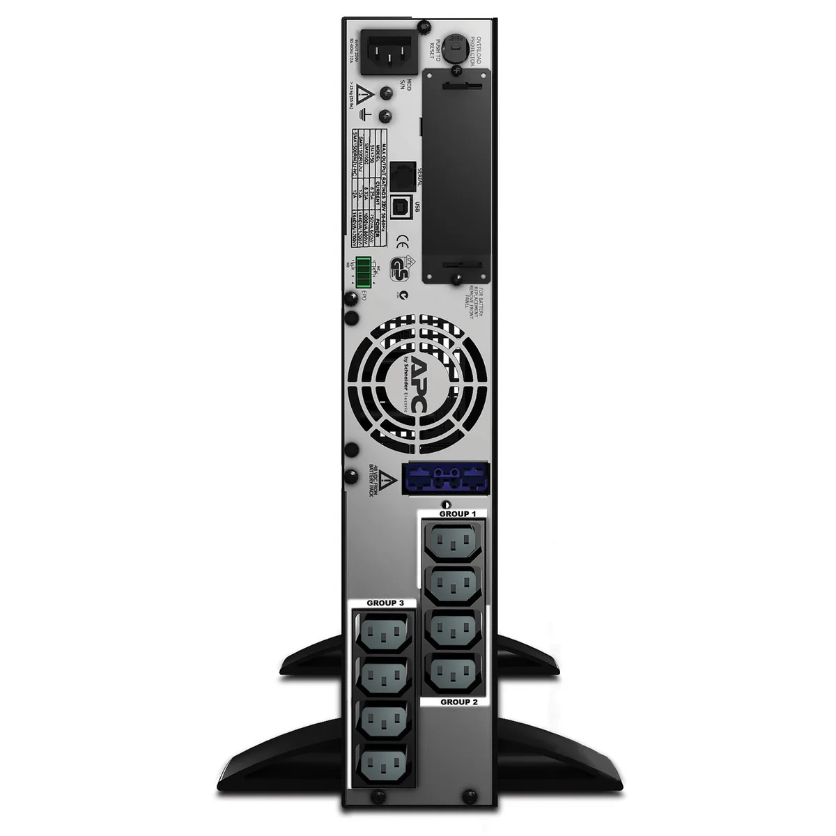 Джерело безперебійного живлення APC Smart-UPS X 1500VA/1200W,  RT 2U, LCD, USB, RS232, 8xC13