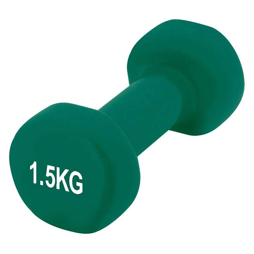 Гантели виниловые Active Point 1,5 кг Зеленые 2 шт.