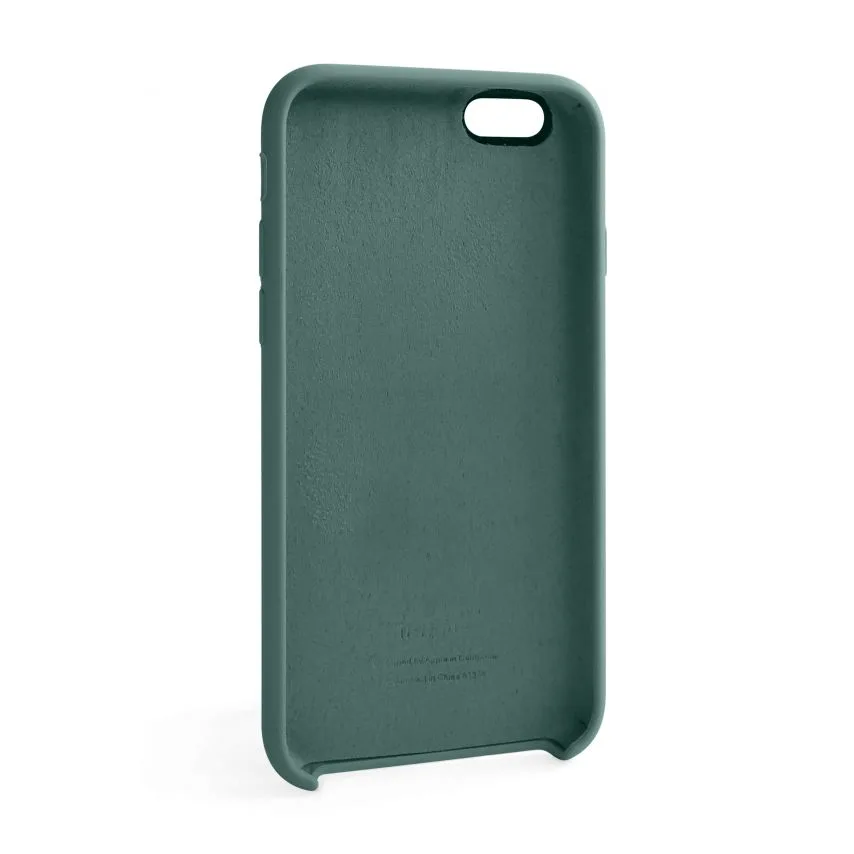 Чохол Silicone для Apple iPhone 6 6s силіконовий зелений