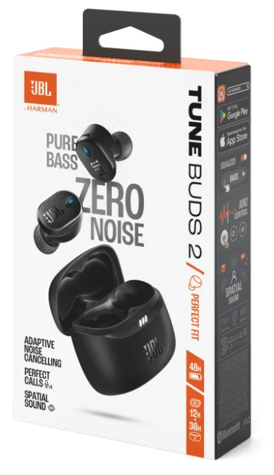 Гарнітура JBL Вакуумні бездротові Чорна 10,4 мм
