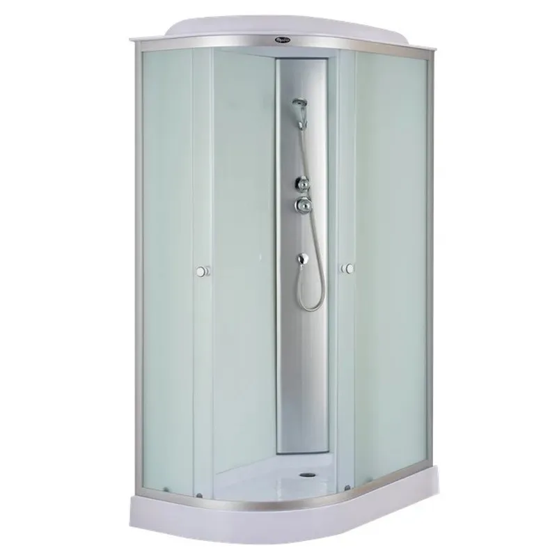 Бокс душовий Mixxus SB02-120x80x215 Розсувний ABS пластик 120x80 см Сатин