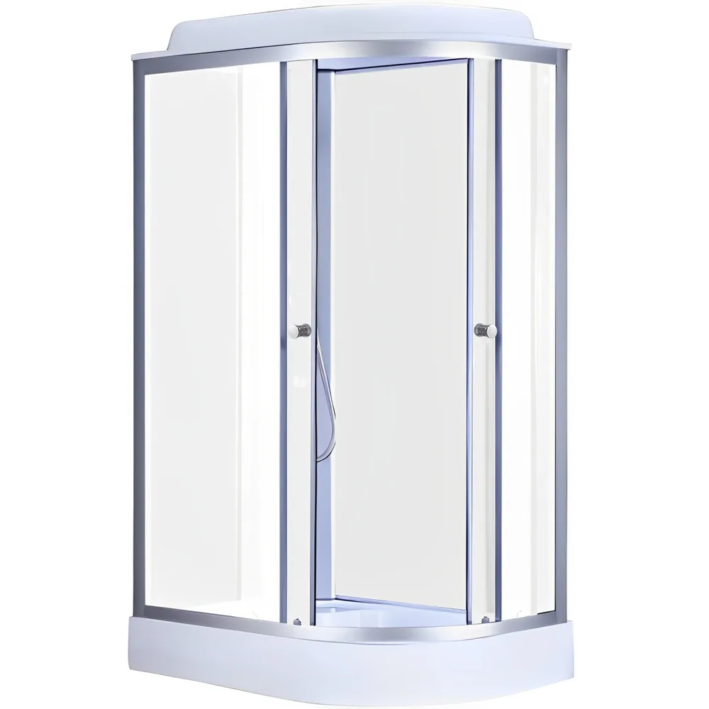 Бокс душевой Mixxus SB02-120x80x215 Раздвижной ABS пластик 120x80 см Сатин