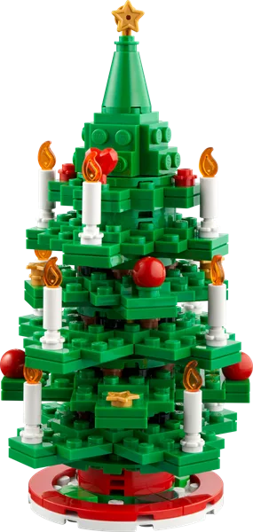 Конструктор LEGO Icons Новогодняя елка 784 детали Пластик 19х35х9 см Зеленая