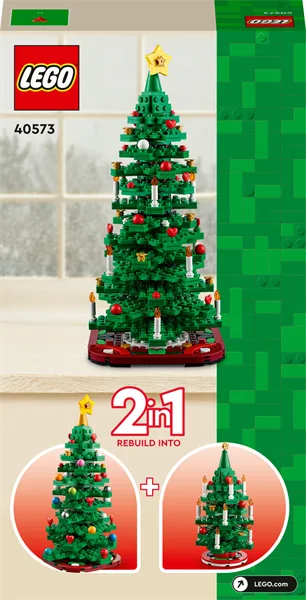 Конструктор LEGO Icons Новогодняя елка 784 детали Пластик 19х35х9 см Зеленая