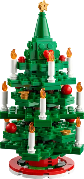 Конструктор LEGO Icons Новогодняя елка 784 детали Пластик 19х35х9 см Зеленая