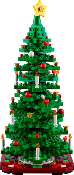 Конструктор LEGO Icons Новогодняя елка 784 детали Пластик 19х35х9 см Зеленая