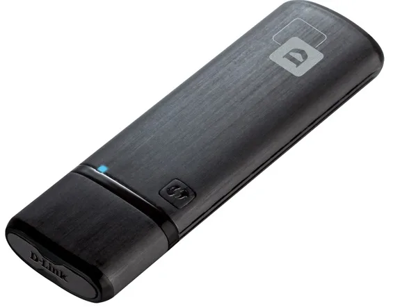 WiFi адаптер D-Link USB 2,4 5 ГГц 1200 Мбіт/с компактний чорний