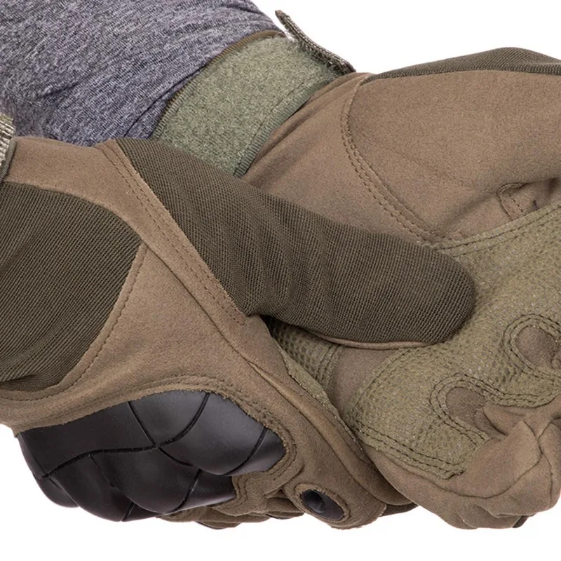 Тактические перчатки EasyFit искусственная кожа XL олива