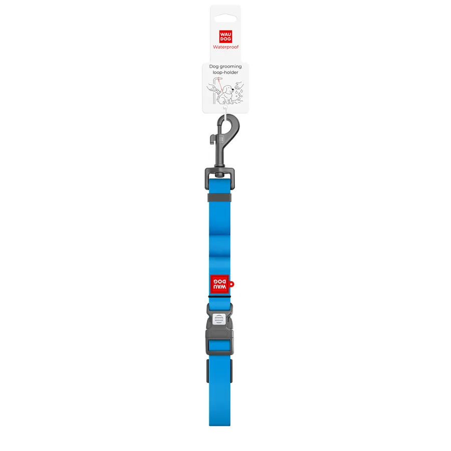 Петля-утримувач для грумінгу WAUDOG Waterproof 70-116 см Collartex блакитний