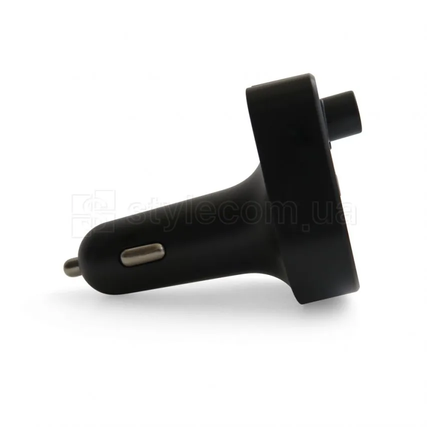 FM-трансмітер Bluetooth пластик чорний 4 порти USB mini-jack слот для карти пам'яті