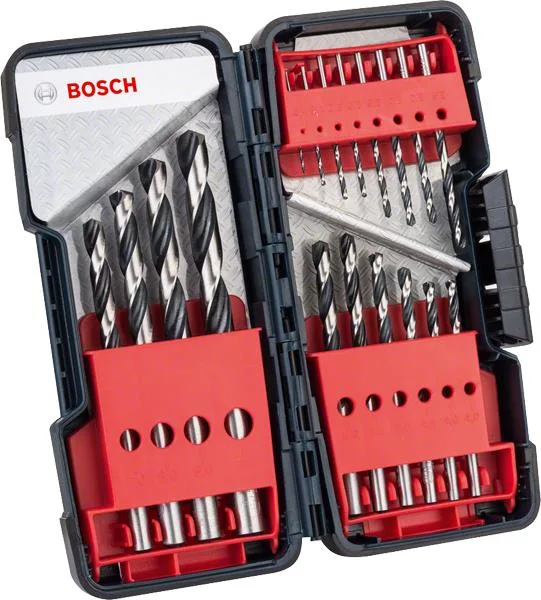Набір свердел по металу Bosch HSS 1-10 мм 18 шт ToughBox