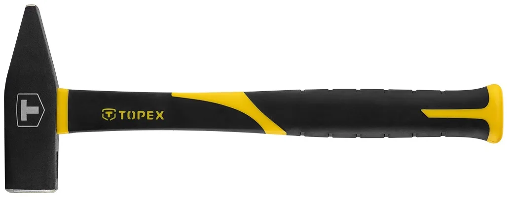 Молоток слюсарний TOPEX 1000г зі скловолокна для будівельних робіт ручка з гумою