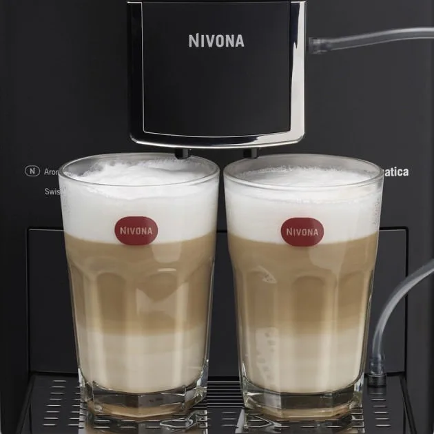 Кавомашина Nivona CafeRomatica 2.2л, для зернової та меленої кави, з ручним капучинатором та 5 авторськими рецептами, чорного коль