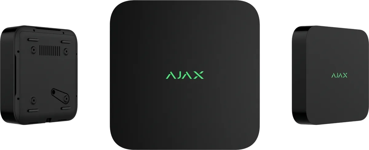 Сетевой видеорегистратор Ajax NVR DC black, 16 каналов, 12V, черный.