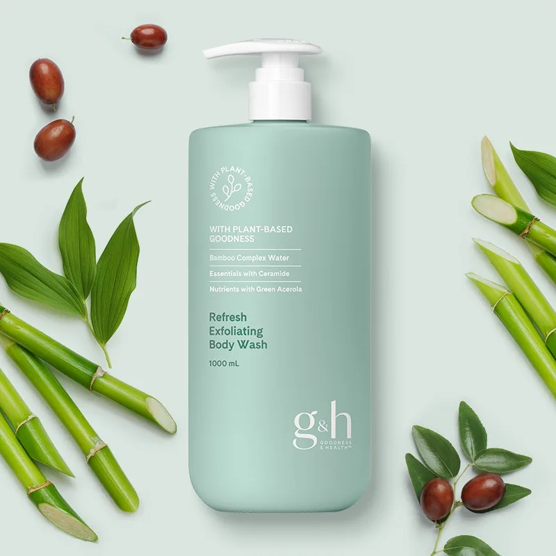 g&h GOODNESS & HEALTH™ Освіжальний гель-скраб для душу 1л Амвей
