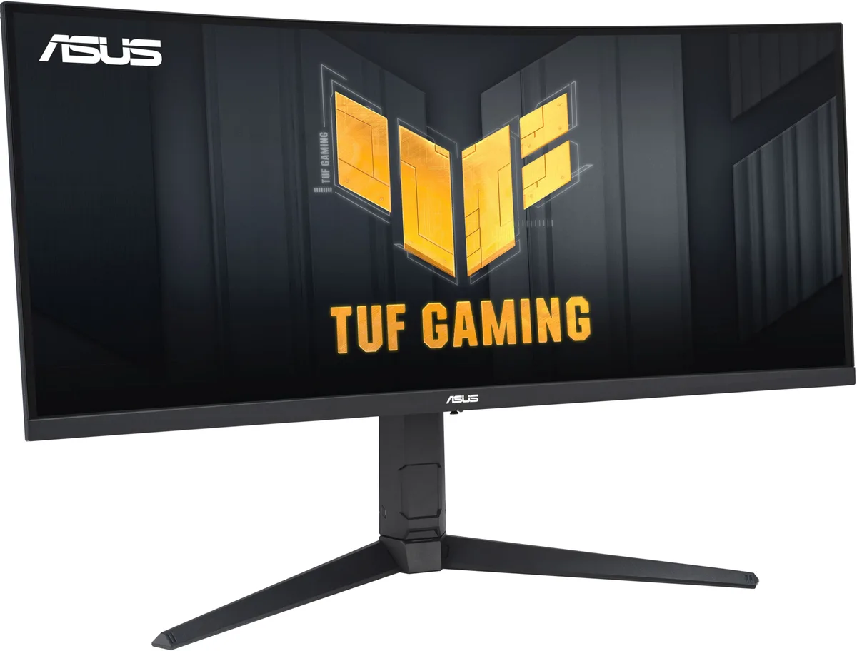Монітор Asus 34" TUF Gaming VG34VQEL1A 2xHDMI, DP, 3xUSB, MM, VA, 3440x1440, 21:9, 100Hz, 1ms, CURVED, FreeSync, HAS, HDR10