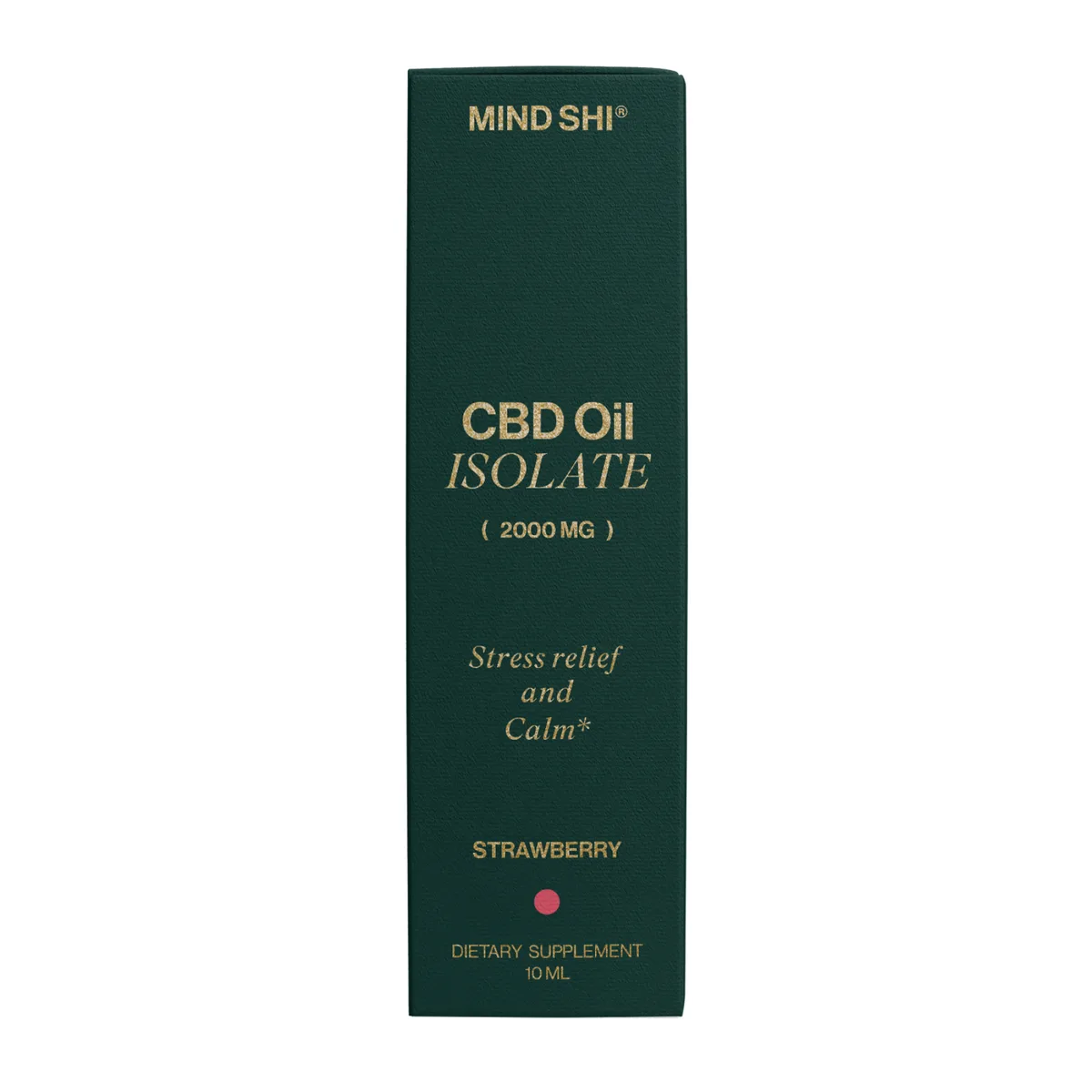 CBD масло ізолят Mind Shi 2000 mg 10 ml полуниця
