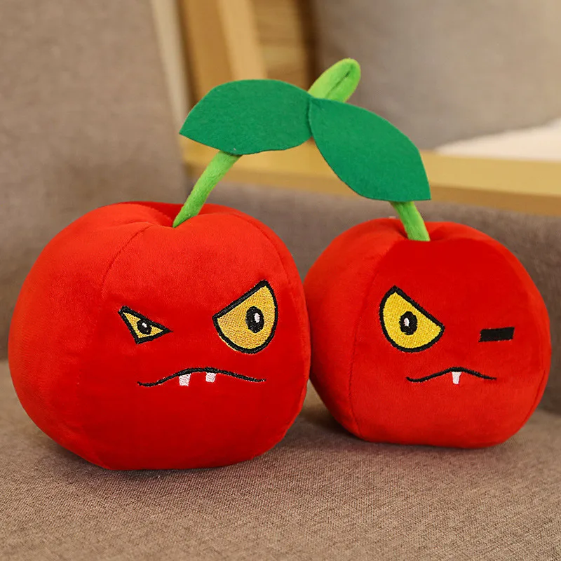 М'яка іграшка Вишня подвійна 30 см бавовна плюш Plants vs Zombies