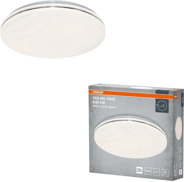 Світильник накладний OSRAM LED 380 мм 24 Вт 4000K білий