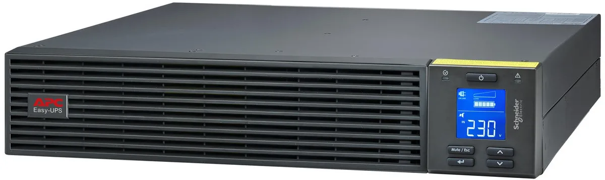 Джерело безперебійного живлення APC 3000VA 2U онлайн синусоїда чорний