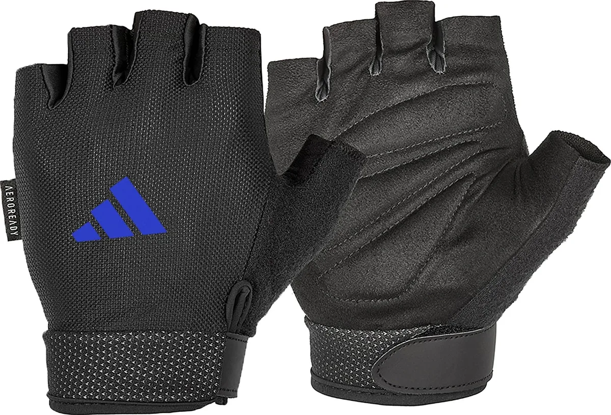 Рукавички Adidas поліестер S чорний синій