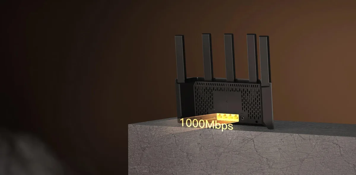 Маршрутизатор TENDA TX2LPro AX1500, 1xGE WAN, 3xGE LAN