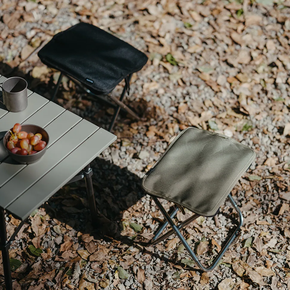 Складаний стілець Naturehike алюміній 295х225х285 мм чорний