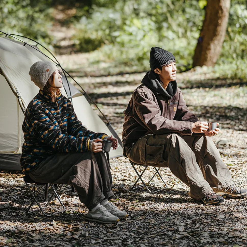 Складаний стілець Naturehike алюміній 295х225х285 мм чорний