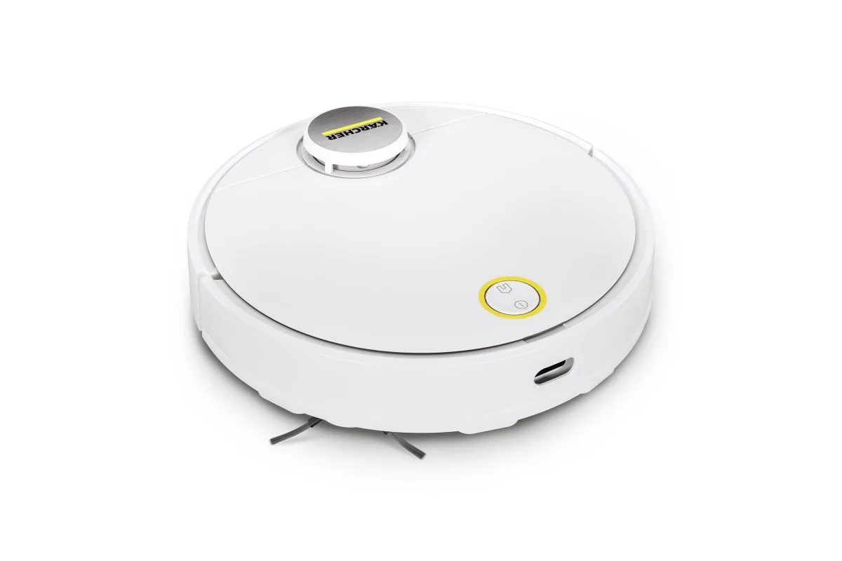 Робот-пилосос Karcher RCV 3, 400Вт, висота 9.4 см, функція вологого прибирання, контейнер для пилу 0.5 л, ємність для води 0.17 л,