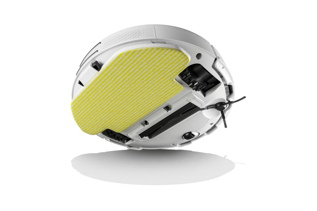 Робот-пилосос Karcher RCV 3, 400Вт, висота 9.4 см, функція вологого прибирання, контейнер для пилу 0.5 л, ємність для води 0.17 л,