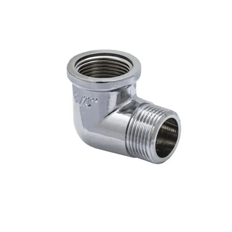 Кут латунний 3/4 дюйма KF.L08MF.CHR хром CW617N 38,5х41,5 мм сталевий