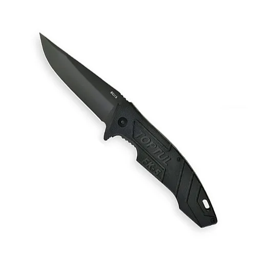 Складной карманный нож TOPTUL G10 225 мм Черный стекловолокно G10