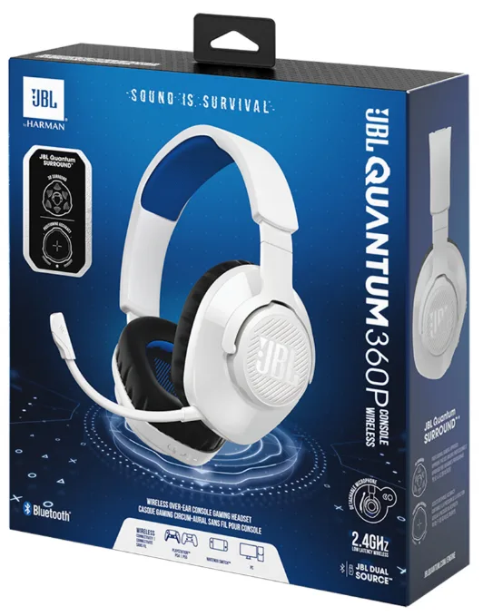 Гарнітура JBL Бездротова Повнорозмірна Білий