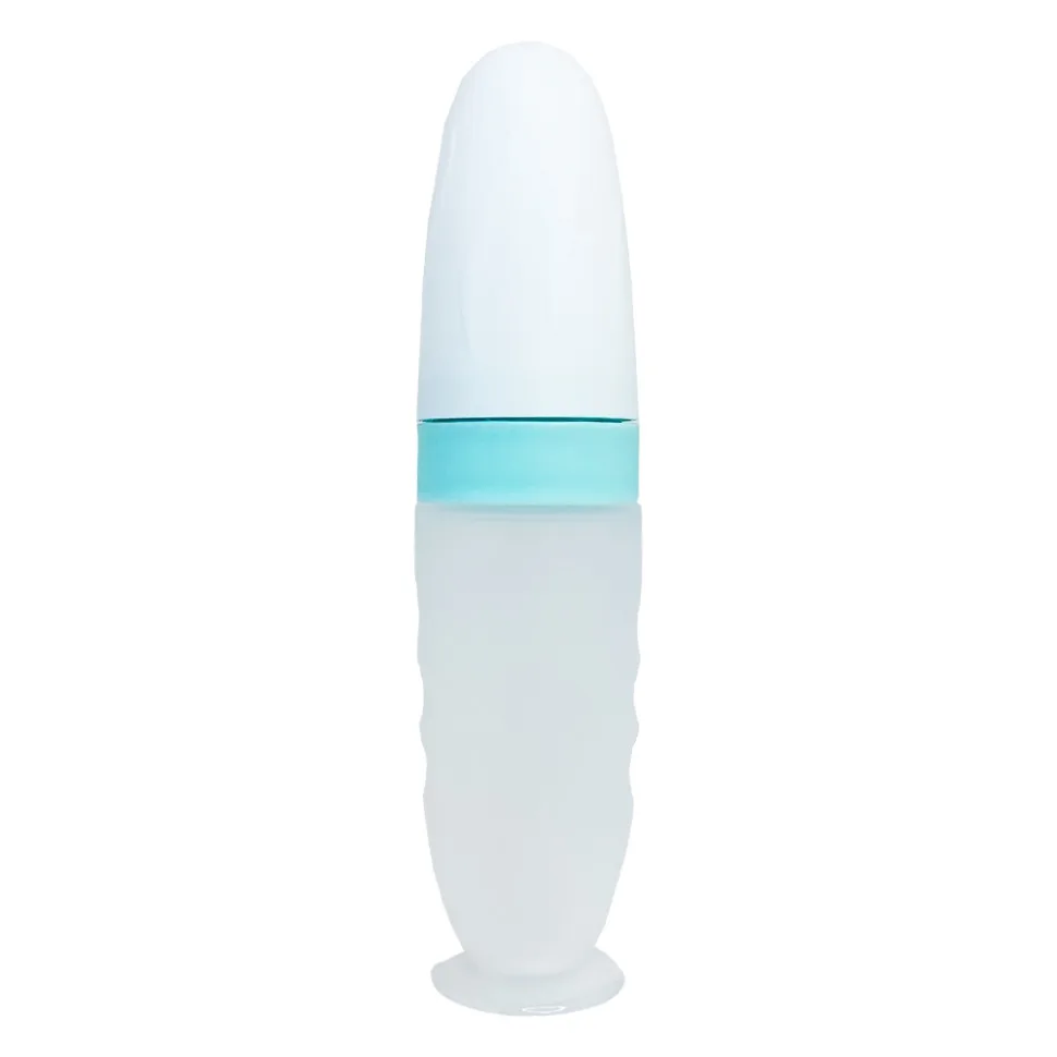 Силіконова ложка-контейнер Megazayka харчовий силікон 90 г Turquoise