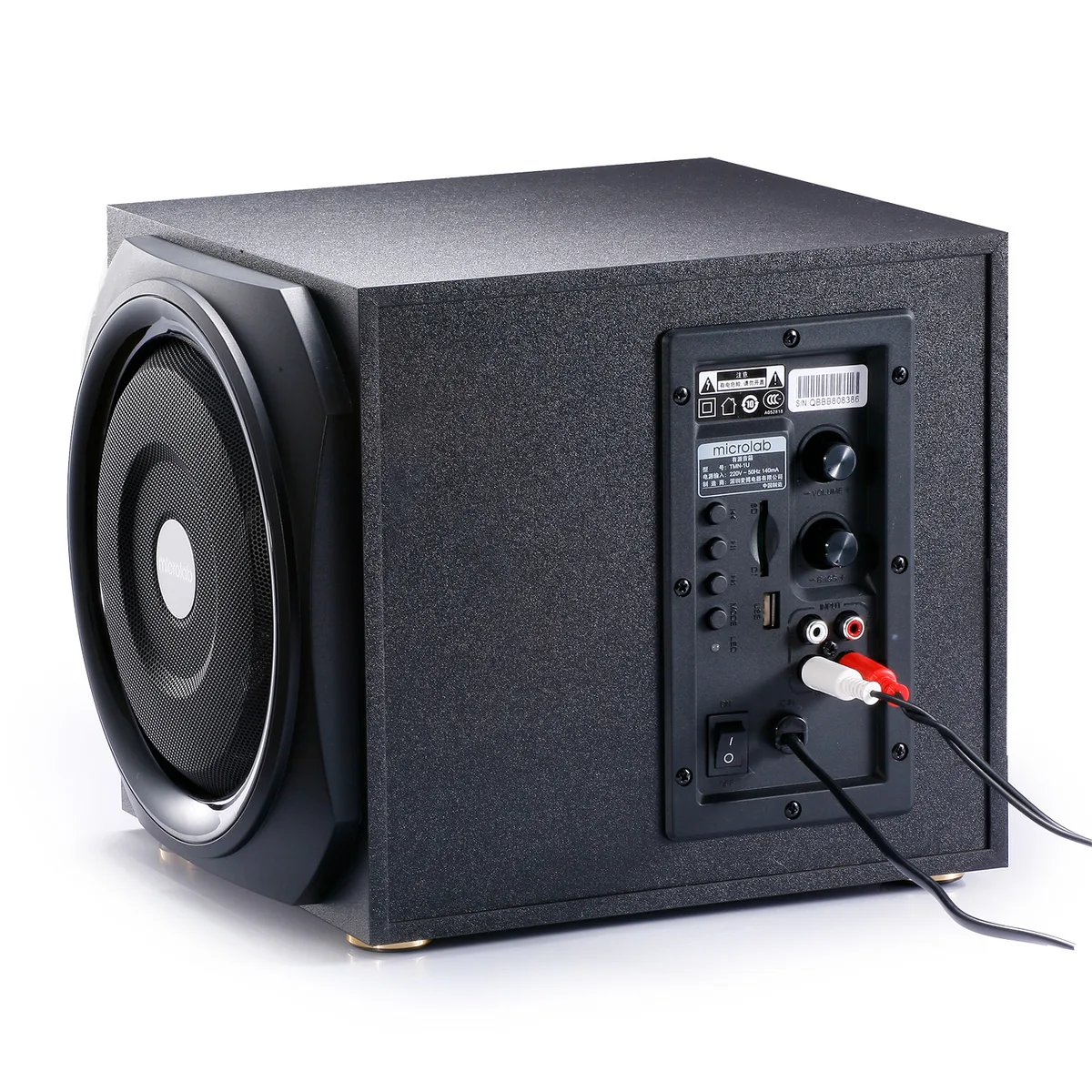 Акустична система MICROLAB TMN-9U 2.1, 40W, mini-jack, USB, SD, чорний