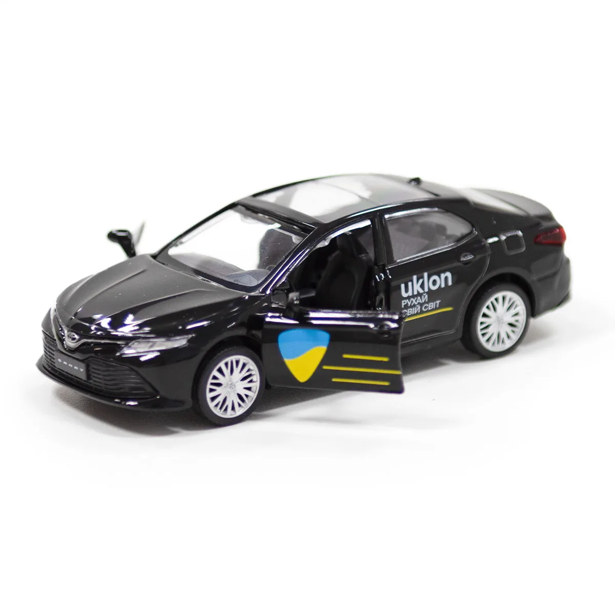 Автомодель TechnoDrive метал 11,2х5х3,5 см чорна
