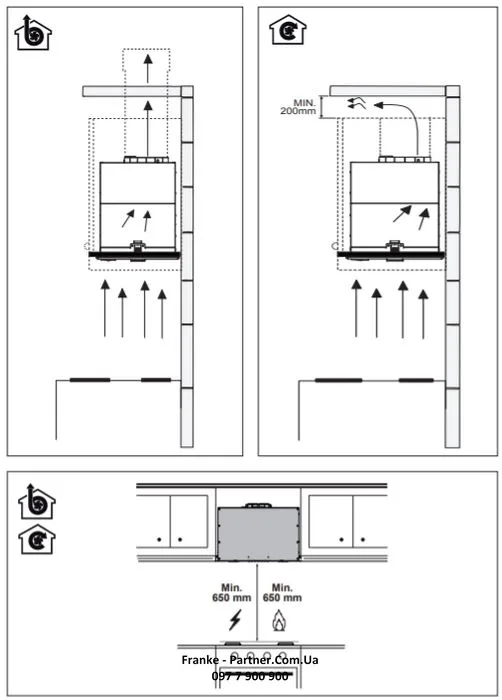 Встраиваемая вытяжка Franke 70 см, 1120 м3/час, Box Flush Evo FBFE XS A70, нержавеющая сталь.