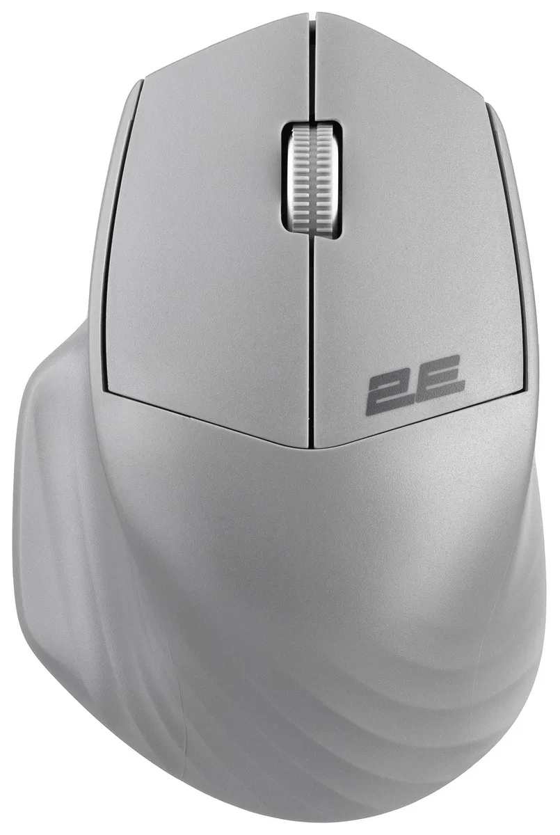 Миша 2E MF280 Silent, WL/BT, сірий