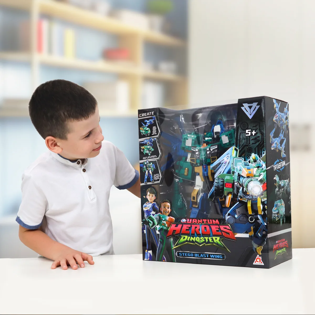 Игровой набор Dinoster пластик 38 5 см зеленый