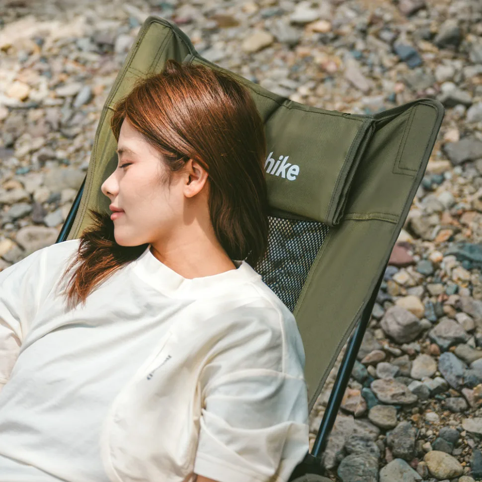 Кресло-шезлонг складное Naturehike сталь 147х78,5х82 см оливковое