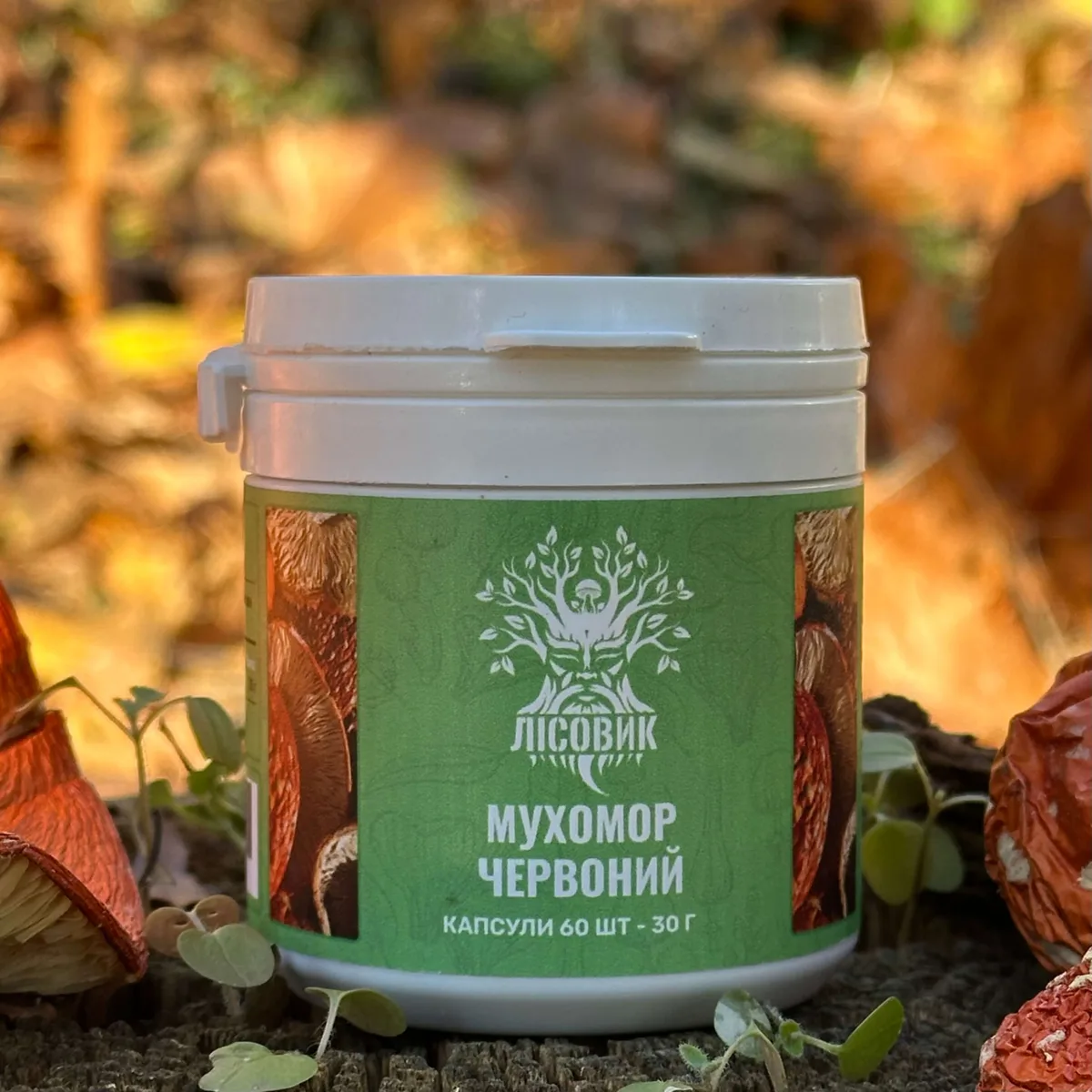 Мікродозинг мухомора червоного у капсулах 60 шт по 0,5 г