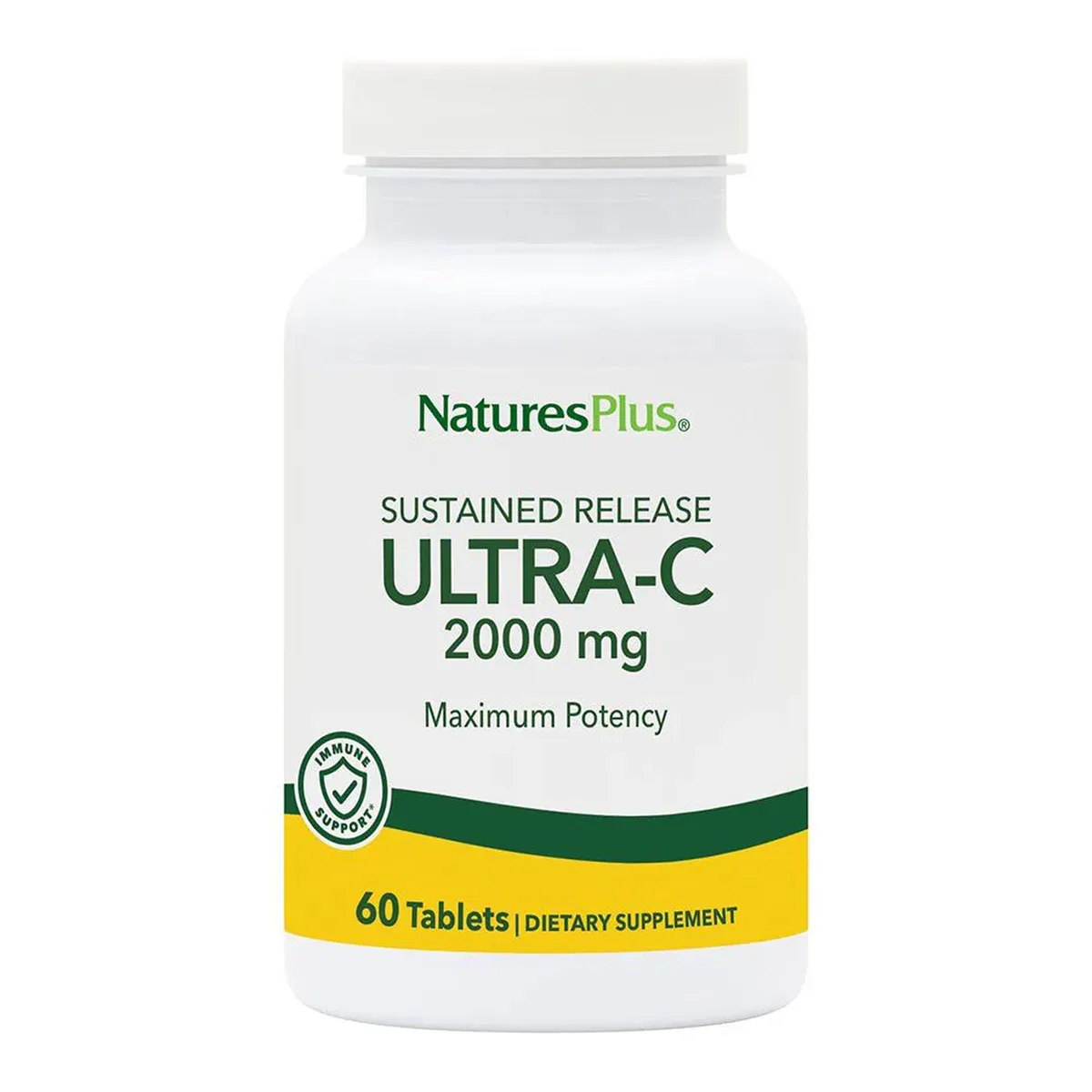 Вітамін С Nature's Plus Ultra-C 2000 мг 60 табл таблетки з шипшини