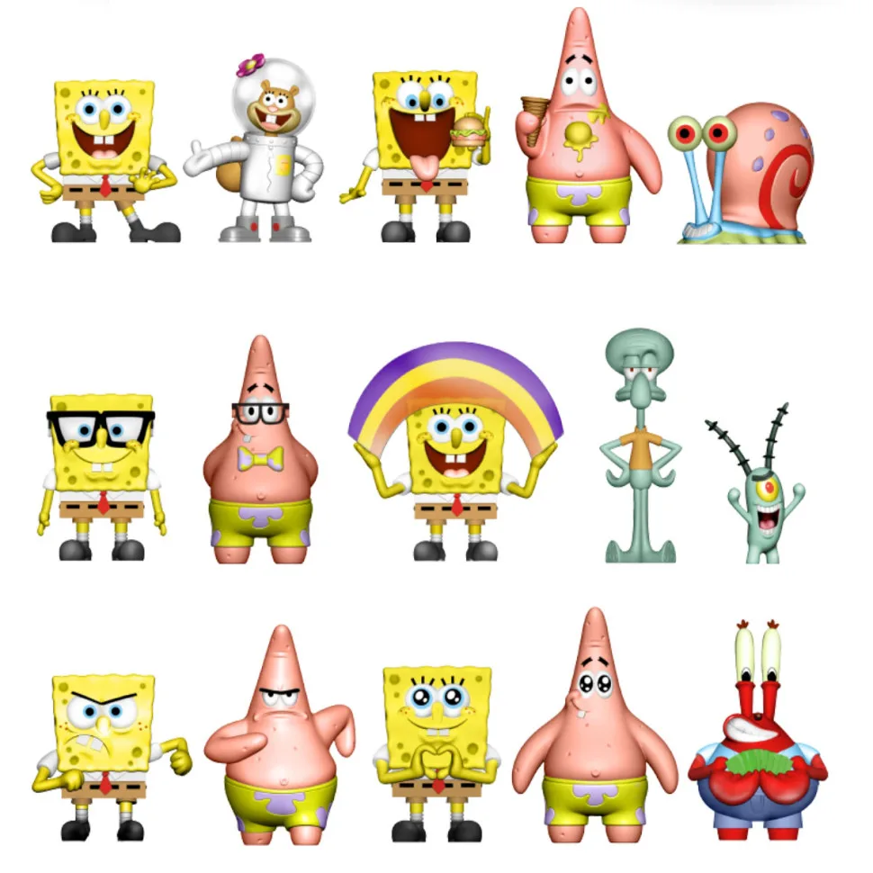 Колекційна фігурка Sponge Bob ПВХ 5 см Жовта
